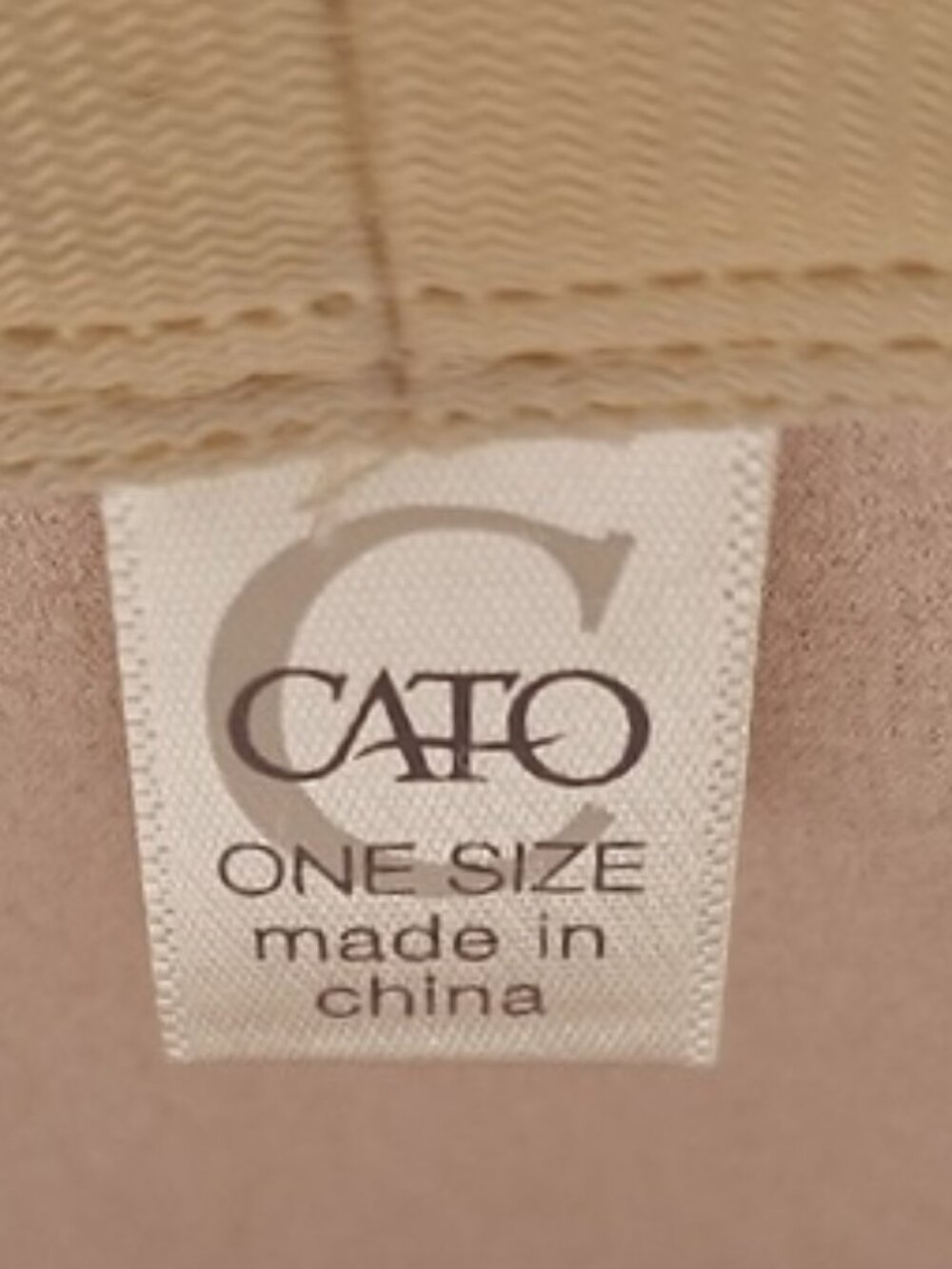Cato Women's OS Light Pink Western Cowboy Hat with Faux Pearl Accents New - Picture 12 of 13